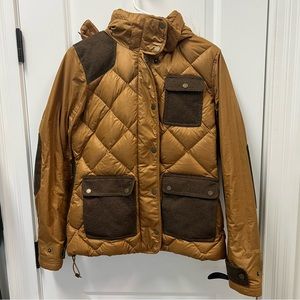 Marmot Down Short Coat- Brown, Size Small